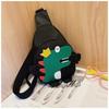 Bolso de pecho con diseño de dinosaurio para niños, estilo coreano, pequeño y moderno, mochila de viaje para exteriores, 2022