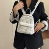 Bolso Vintage Versátil para Mujer 2025 Primavera Mochila Casual de Gran Capacidad con Letras Mochila de Moda Europea y Americana para Mujer Ins