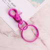 Accesorios de Joyería Pintados Hebilla de Perro Colgante Llavero Anillo de Llavero con Llavero Anillo de Tarjeta de Pintura en Spray Metálica Pinzas Coloridos