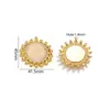 Joyería Transfronteriza Collar Sencillo Colgante Accesorios para Mujer Sol Sonriente Cadena para Suéter Colgante Acero Inoxidable Joyería Versátil