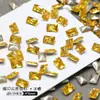 Nuevo taladro de azúcar de cristal 4*6mm para decoración de uñas circonita tamaño pequeño base plateada taladro de azúcar color súper brillante base puntiaguda taladro de uña joyería