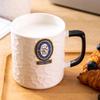 Taza Sencilla Rayas Verticales Japonesas Taza de Cerámica para el Hogar Taza de Oficina Taza de Café Universal Creativa Taza para Beber