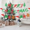 Feliz Natal Banner de Natal Festa de Ano Novo Novo Pingente de Árvore de Natal Decoração de Bandeira com Letras