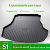 Aplicável ao tapete da caixa traseira do carro Lexus ES 200 250 350 RX300h 450HL NX CT