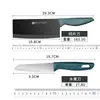 Set de cuchillos para exteriores con cuchillo de corte y tabla de cortar, bolsa de almacenamiento portátil dos en uno, utensilios de cocina especializados para acampar y viajes por carretera