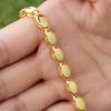 Europa y Estados Unidos explosiones transfronterizas Proceso de chapado en oro de 18K simple avanzado Collar redondo de 4 mm fabricantes de joyería al por mayor