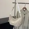 Bolso Nuevo de Moda Tipo Dumpling para Mujer Moda Nylon Bolso de Mujer Versátil Simple Gran Capacidad Bolso Cruzado Mujer Estudiante Bolso Cruzado Pequeño