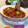 Novo prato de cerâmica estilo chinês para ganso assado e carne cozida de hotel, prato para restaurante aquecido à chama aberta com vela, louça para exposição aberta