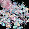Nova Manicure de Miçangas Mistas Pó Glitter Colorido Feito à Mão DIY Beleza Roupa Chapéu Lua Estrelas Sonho Lantejoulas