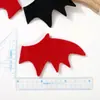 Asas de Chifre de Diabo Em Alto Relevo Ultrassônico DIY Feito à Mão Halloween Vampiro Grampo de Cabelo Roupas Chapéu Acessórios Decorativos