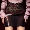 [Procesamiento y Personalización] Lencería Sexy, Glúteos Oleosos Ajustados Sexys, Tentación Apasionada, No Necesita Quitarse, Transparente Talla Grande Seda Negra