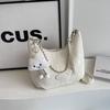 Bolsa Casual para Estudiante de Rostro Suave de Gran Capacidad para Mujer 2024 Nuevo Verano Bolsa de Trabajo Bolso de Hombro Cruzado de Moda