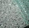 Tejido de Malla con Lentejuelas y Cuentas de Alta Resistencia Encriptado Vestido de Novia Vestido de Noche Tejido para Ropa Ancho de 1.5 Metros Tela de Encaje para Manualidades