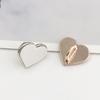 Nueva hebilla de amor metálica brillante accesorios para joyería diy hebilla metálica adhesiva materiales de accesorios hechos a mano