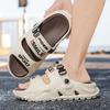 Pantuflas de Verano para Hombre, Antideslizantes, de Suela Gruesa, Sandalias Cómodas sin Cierre para Playa, Deportes y Conducir