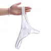 Estilo Coreano Moderno para Hombre Tanga de Seda de Hielo Transparente de Tiro Bajo Bolsa U-Convexa Ropa Interior Deportiva Dropshipping Transfronterizo para Hombre