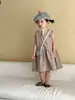Conjunto de Verano para Niños Niños Rayado 2026 Nuevo Elegante Vestido Camiseta sin Mangas para Bebés Conjuntos para Hermanos