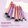 Em Estoque Transfronteiriço Conjunto de 8 Pincéis de Maquiagem de Tubo de Alumínio com Cerdas Macias, Pincéis para Blush, Pó e Sombras, Conjunto Completo de Ferramentas de Maquiagem Atacado