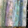 2026 Nuevo Estilo Fresco Primavera y Verano Vestido Mariposa de Red Suiza Multicolor Tejido de Malla Tejido Bordado Infantil