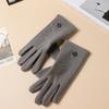 Guantes de Otoño e Invierno, A Prueba de Frío, Guantes de Ciclismo Forrados de Felpa, A Prueba de Viento, Compatibles con Pantalla Táctil, Guantes Deportivos Cálidos para Hombres y Mujeres, Guantes para Bicicleta Eléctrica