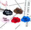 Tag de letra beije-me moldura acrílico DIY acessórios feitos à mão pingente de celular pingente de bolsa