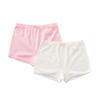 Roupa íntima de algodão para bebês brancos para meninos Boxer Roupa íntima para bebês para crianças Roupa íntima para meninas 2 pacotes