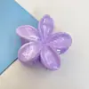 Ou Feile Presilha de Cabelo Flor de Ovo Marmorizada Transfronteiriça Nova Presilha de Flor Tingida Sizzy Presilha Doce de Tubarão Acessórios de Cabelo