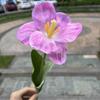 Comercio exterior Fábrica de tulipanes blancos flor grande solapa tulipán rosa boda decoración suave sesión de fotos flor artificial venta al por mayor