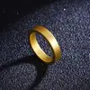 Anillos de Oro Arena de Larga Duración Anillos de Pareja Unisex de Moda Anillos de Cobre Vintage Anillos Lisos de Imitación Mate Venta al por Mayor Transfronteriza