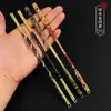 Modelo de arma báculo con aros dorados Ruyi de Sun Wukong Dinghai Shenzhen adornos de arma de aleación traje de cuatro piezas juguete