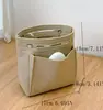 Bolsa de cosméticos de feltro para atacado transfronteiriço cor sólida simples moda bolsa interna viagem grande capacidade armazenamento bolsa de lavagem