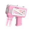 Red transfronteriza popular máquina de burbujas automática juguetes eléctricos para niños fabricantes mayoristas suministro pistola de burbujas al por mayor
