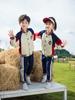 Uniforme escolar primário roupas de primavera e outono crianças primeira série traje esportivo jardim de infância roupas de jardim roupas de outono traje de três peças