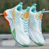 Zapatos de hombre para estudiantes nuevos de malla de seda helada, zapatillas de baloncesto altas, suela blanda, zapatillas para correr, zapatilla casual para hombre, primera generación de pelo