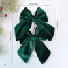 Decorações de Natal Transfronteiriças, Grandes Laços Vermelhos, Suprimentos de Decoração, Enfeites de Árvore de Natal, Decorações Penduradas de Veludo