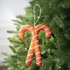 Novo Homem de Gengibre de Natal Transfronteiriço Floco de Neve Estrela de Cinco Pontas Árvore de Natal Espuma Pingentes Pendurados Homem Biscoito Pingente