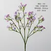 Flores Gipsofila Artificiais, Buquê de Casamento, Flores Artificiais Macias de Plástico para Segurar na Mão da Noiva, Decoração de Interior, Adereços de Fotografia, Flores Artificiais