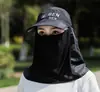 Chapéu de sol feminino de verão máscara protetora solar para o rosto anti-ultravioleta respirável boné de beisebol chapéu de sol para ciclismo ao ar livre