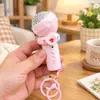 Llavero de Micrófono para Niños Micrófono de Grabación Multifuncional Colgante para Bolso Celebridad de Internet Divertido Alivio del Estrés Regalo del Día del Niño