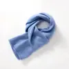 Cachecol de Cashmere para Homens e Mulheres, Estilo Coreano Versátil Tricotado Grosso Quente Protetor de Pescoço, Cor Sólida, Novo Modelo de Inverno Atacado