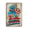 Amazon Aliexpress Héroes de Marvel Pintura de Hierro Restaurante Bar Club Pintura Decorativa Artesanía de Metal