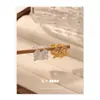 Pendientes Huecos de Moda Tendencia Estilo Coreano, Simples y de Alta Gama, Elegantes y Versátiles, Pendientes con Patrón de Encaje para Mujer
