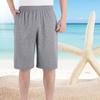 Pantalones deportivos delgados de verano para personas de mediana edad y mayores, para hombre, holgados, de felpa, cintura holgada, shorts, shorts casuales para papá