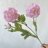 Ramos de loto decorativos de franela estilo europeo de flores artificiales Arreglo floral para el Día de San Valentín Accesorios de fotografía Ramo artificial falso de mano