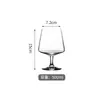 Estilo Ins Copo Seco de Cristal de Alto Valor de Cor Copo Espesso para Bar Copo de Brandy Taça de Vinho Estrangeira Copo Curto para Whisky Taça de Vinho Tinto