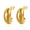 Brincos de Gota de Ouro de Estilo Igual Transfronteiriços para Mulheres, Joias de Design Pequeno Europeias e Americanas, Brincos de Prata de Alta Qualidade, Brincos, Modelos Mais Vendidos