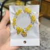 Libro Caperucita Roja Mismo Estilo Estudiante Pulsera de Glaseado de Palomitas de Maíz Hecha a Mano con Cuentas Dibujos Animados Cristal Pulsera Infantil Venta al por Mayor Cajas de Regalo