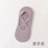 Meias femininas, meias curtas de silicone antiderrapantes para ioga, dança, esportes, pilates, fitness no chão