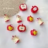 [Paraíso de Manzanas] Colgante de Manzana de Resina Cerámica Pulsera de Cuentas Sueltas Cadena para Teléfono Móvil Paquete de Materiales para Accesorios DIY con Cuentas