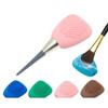 Esponja de maquillaje de silicona tipo huevo, caja de esponja de maquillaje portátil, almacenamiento de esponjas de maquillaje, cepillo de maquillaje, funda de silicona para cepillo de maquillaje, almacenamiento